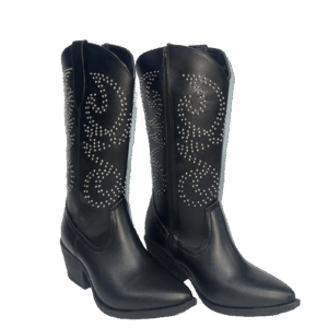 Bota Vaquera Negra Estoperol